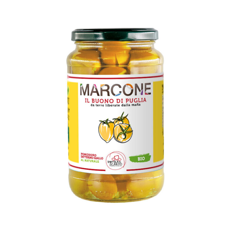 Pomodoro datterino giallo BIO al naturale - 580 ml